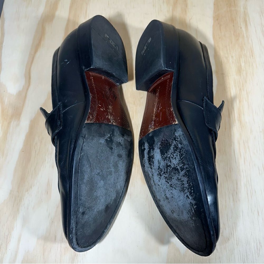 Cole Haan Nike Air Black Leather Loafers Men’s Size 11.5 - Picture 4 of 7